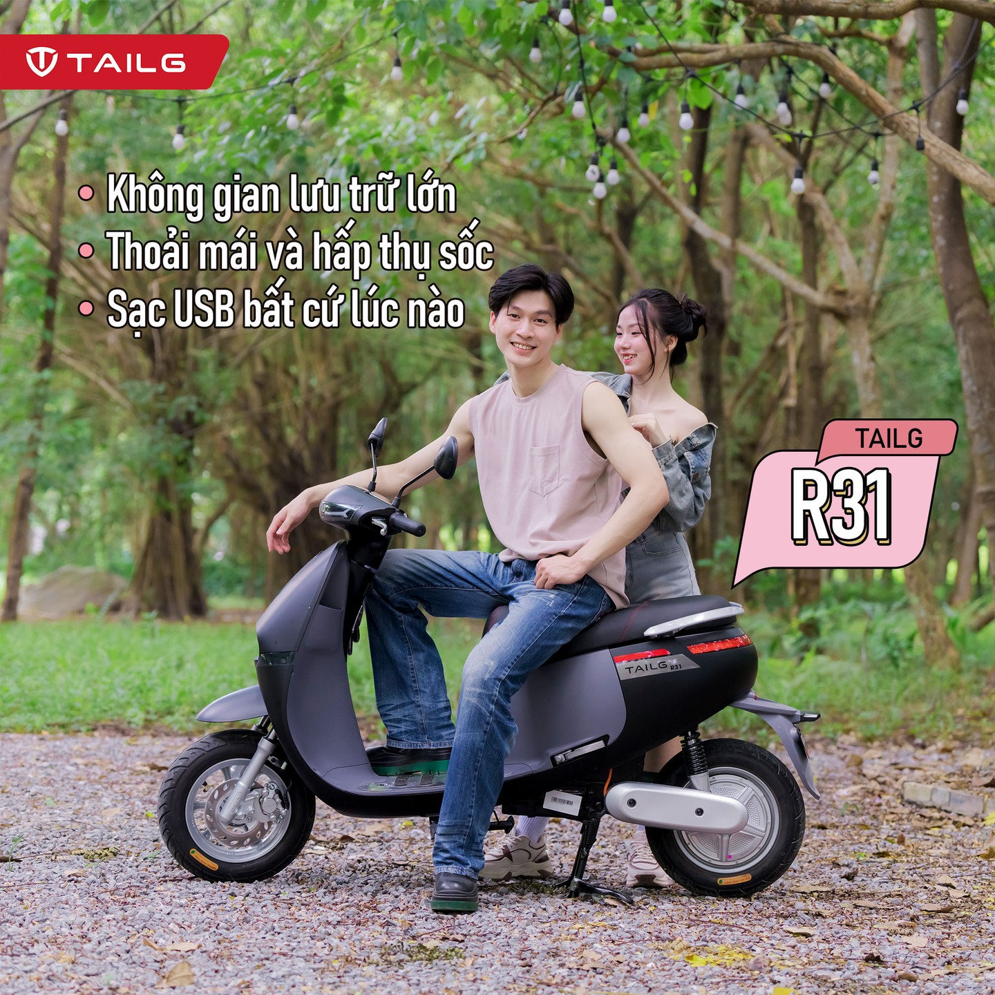 Đối tượng nên chọn xe máy điện Tailg Gogo R31