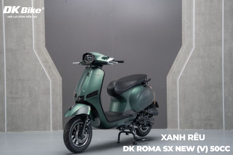Tổng quan về xe ga 50cc DK Roma SX V đời mới