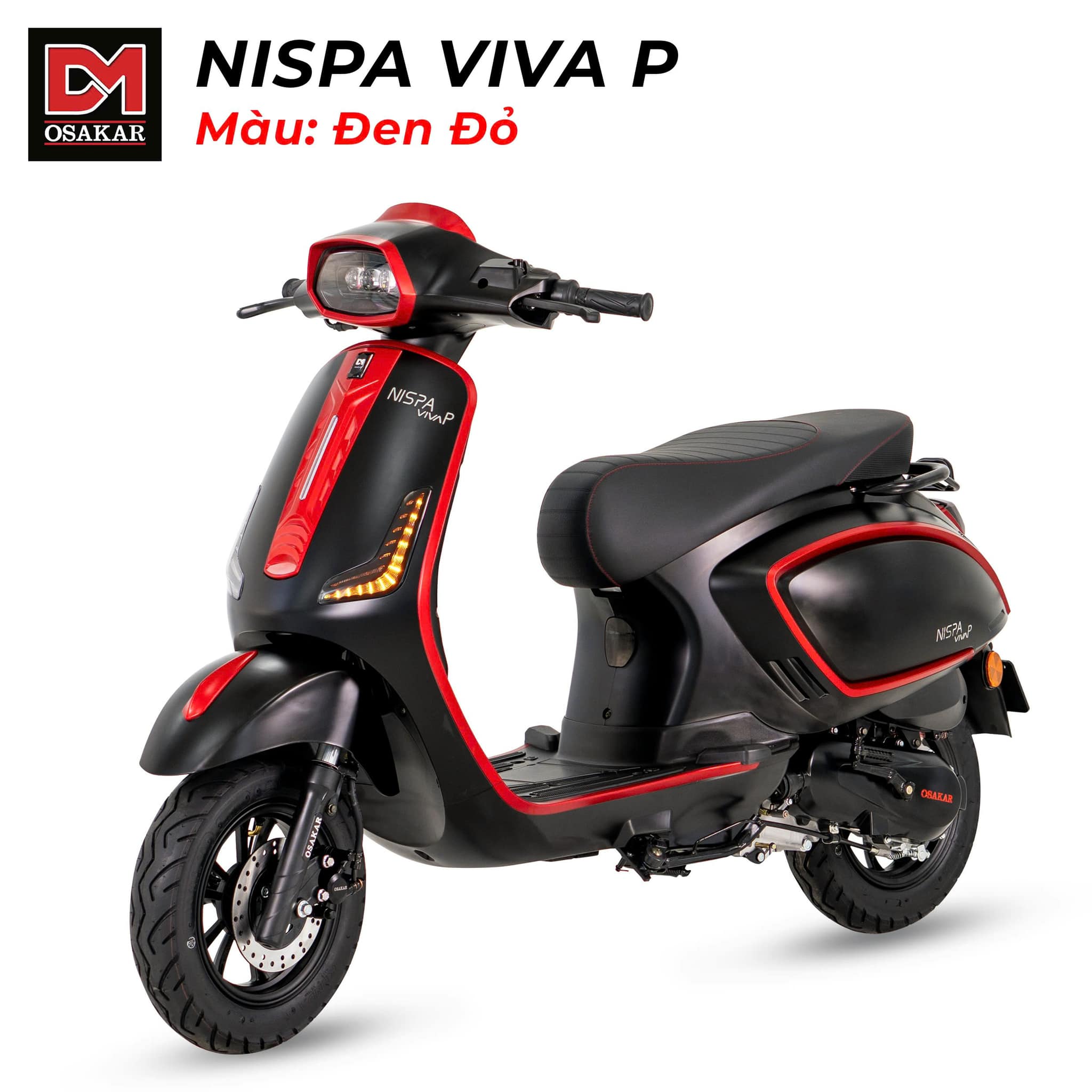 Đặc điểm khiến xe ga 50cc Osakar Nispa Viva P phù hợp với thế hệ trẻ