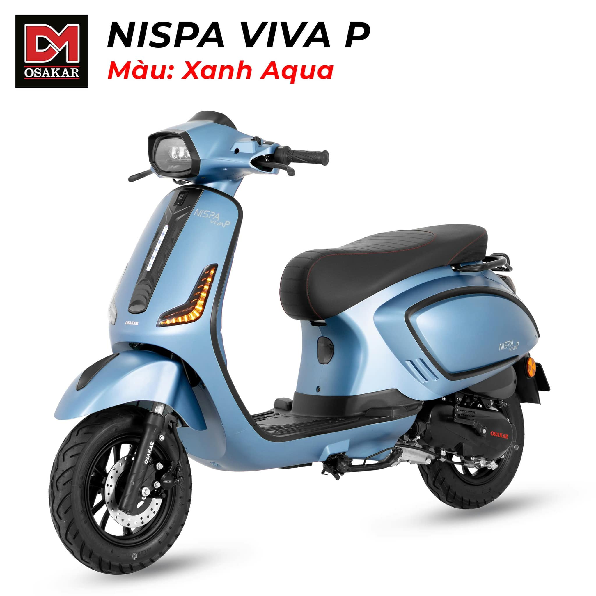 Động cơ và hiệu suất của xe ga 50cc Osakar Nispa Viva P
