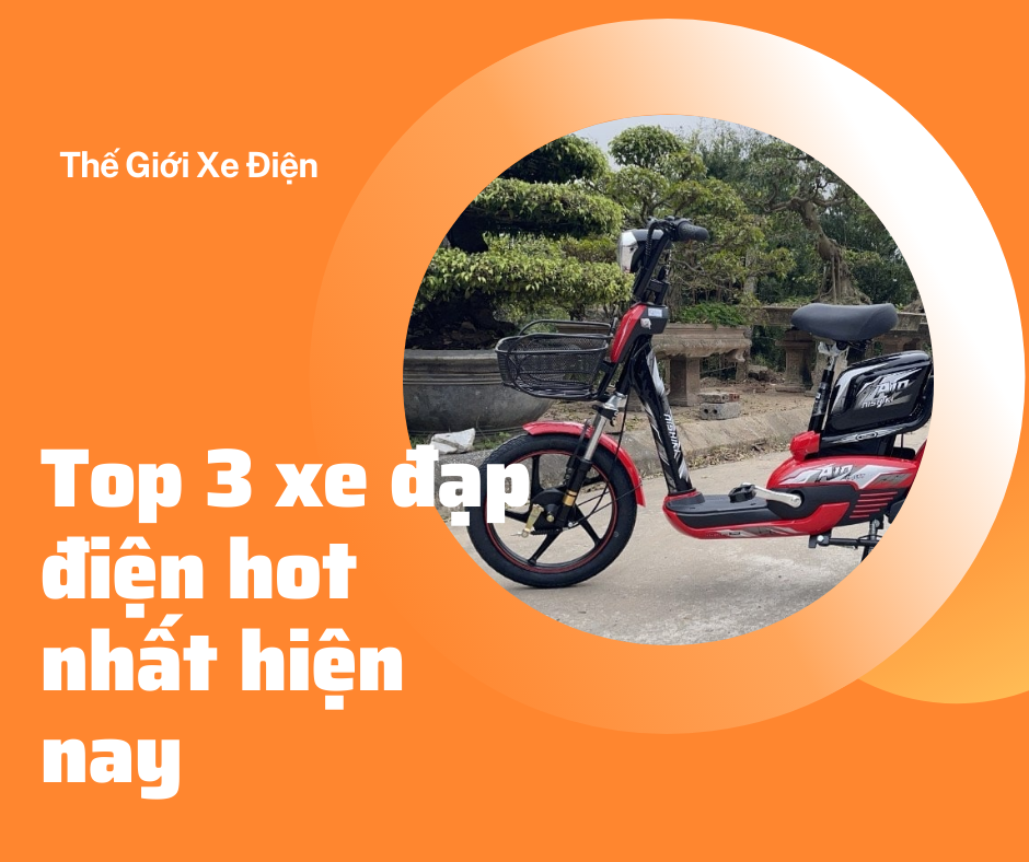 Top 3 xe đạp điện hot nhất hiện nay